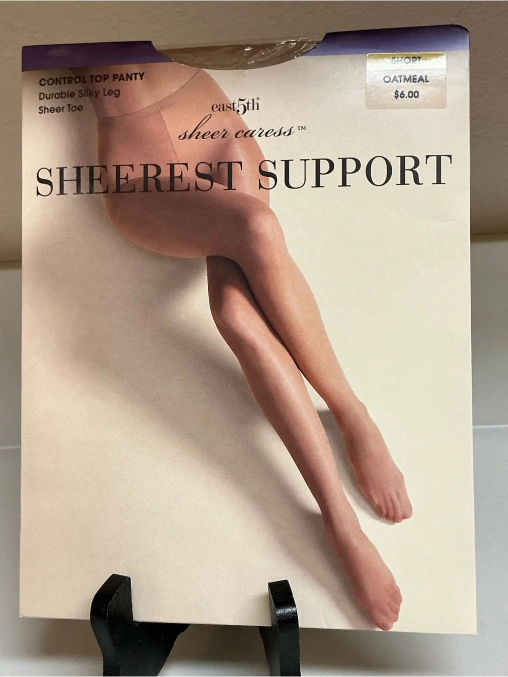 East 5th Sheer Caress Pantyhose size S Shade Oatmeal